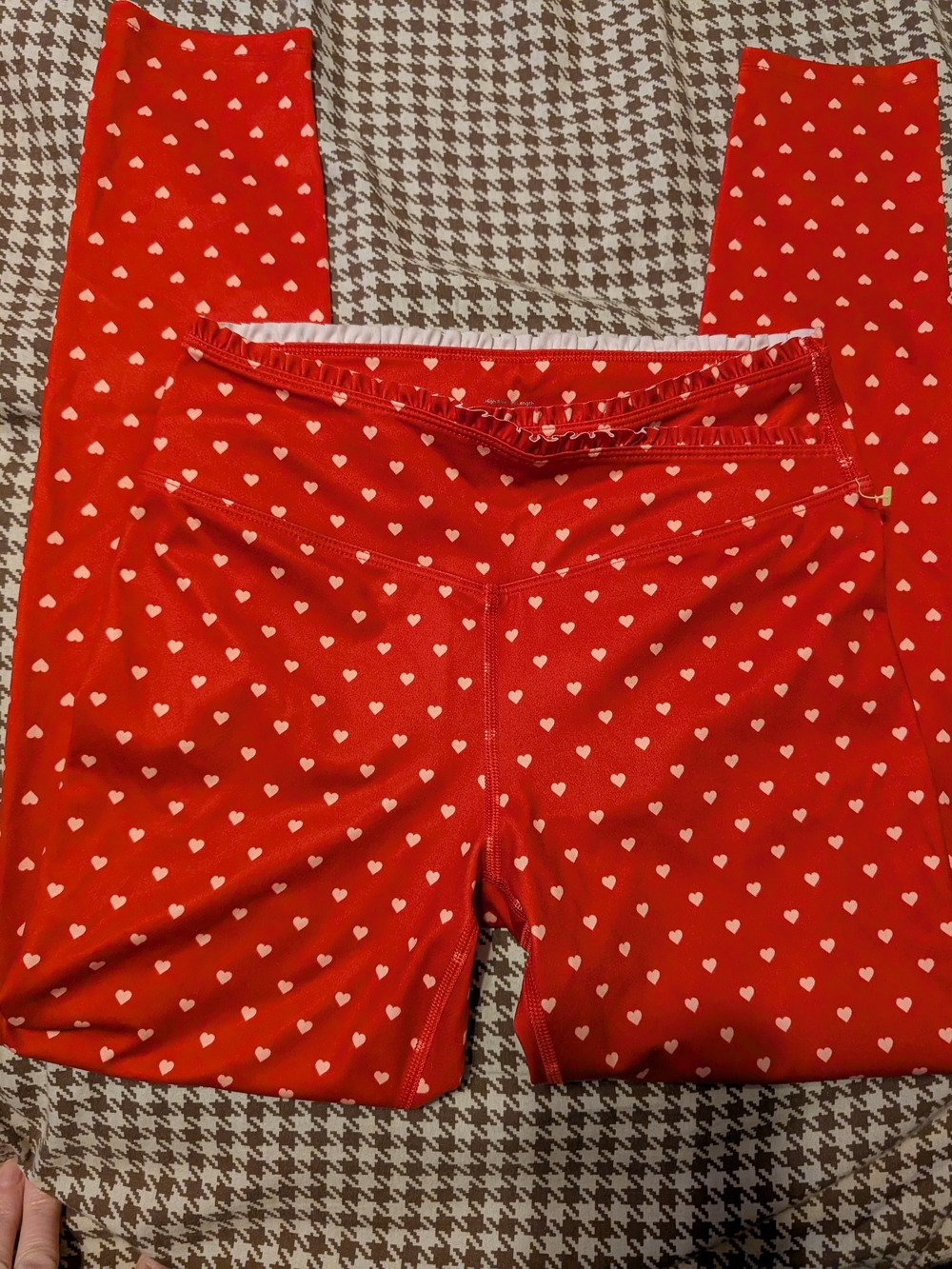 all in motion Red Heart Print Kids Leggings